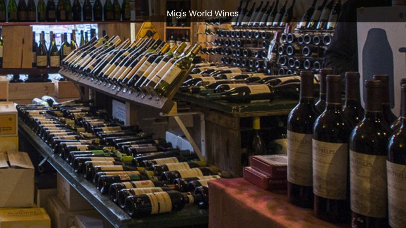 Mig's World Wines Aalst's Destination for Global Wine Delights - spectacularspots.com