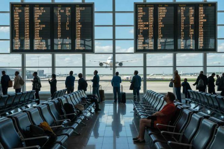 Travelers Affected Across France as Air France and United Face 46 Cancellations and Over 100 Delays, Impacting Major Airports in Paris and Nice