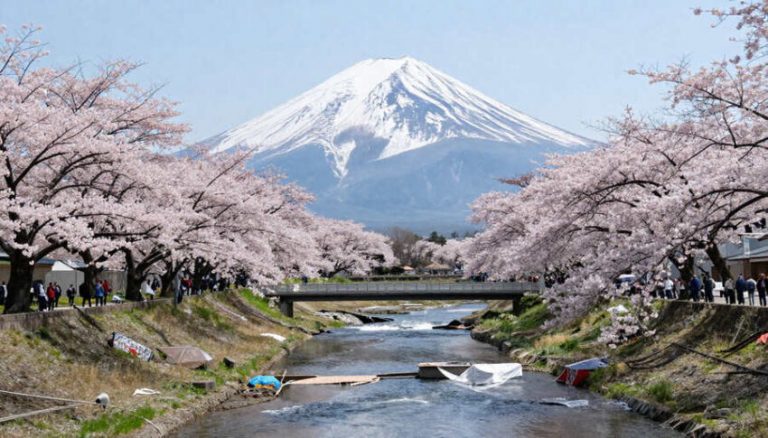 Fujiyoshida Cancels Famous Cherry Blossom Festival in Response to Overcrowding, Environmental Concerns and Residents’ Struggles with Mass Tourism