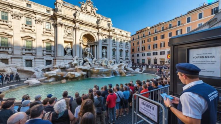 Trevi Fountain In Rome Now Charges for Front Row Views, Major Shift in Visitor Experience