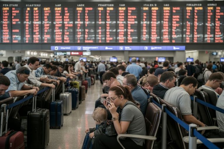 Hundreds of Passengers Stuck in the US as JetBlue, PSA, Alaska, Delta, United, American Airlines and Others Cancel 78 Flights and Delay 305, Disrupting Travel in Atlanta, New York, Dallas, Houston, Denver, Orlando and Beyond